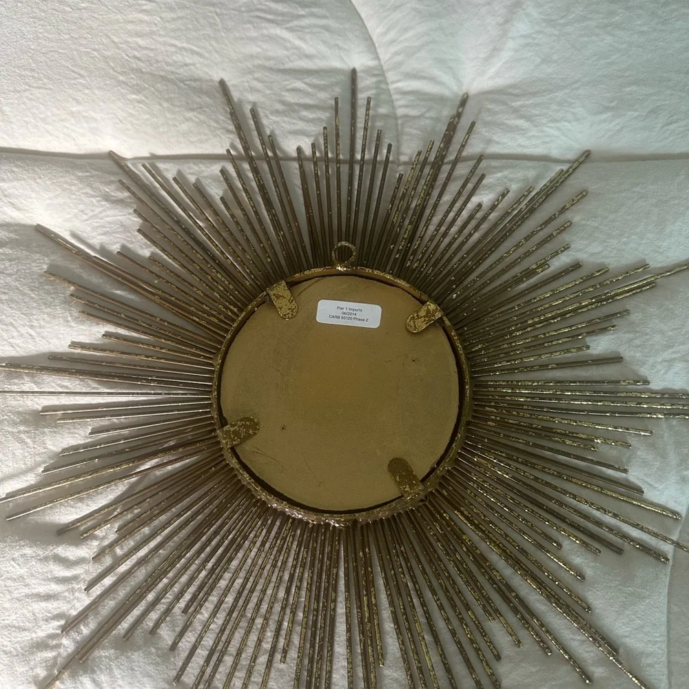 5 Radiant Gold Starburst Mirror